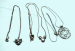 Set of 3 Disney Mickey Mouse Necklaces 18"
