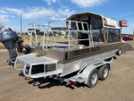 1996 Custom Weld 21' Jetboat w/ Trailer