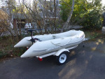 MERCURY 10FT RIB INFLATABLE ELECTRIC TENDER SOLID REMOVABLE FLOOR
