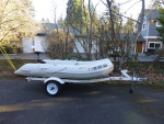 MERCURY 10FT RIB INFLATABLE ELECTRIC TENDER SOLID REMOVABLE FLOOR