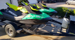 2 SeaDoo Trixx jet skis