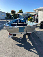 2000 Klamath 14FT allwelded with Galavnized trailer , Need motor