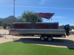 2021 Crest Pontoons 240L Classic, seats 14+, Under 80 hours We Finance
