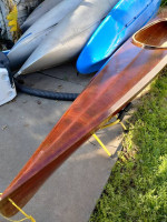 18' Light Weight, Strong, Custom, Handmade Wood Touring Kayak