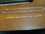 Sterling necklace and bracelet