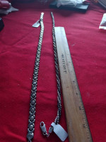 Two Sterling Silver 16 inch Necklaces
