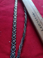 Two Sterling Silver 16 inch Necklaces