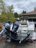Campion center console fishing boat