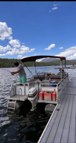 1986 Starlite Pontoon boat