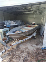 Gregor alluminum boat with Honda 7.5 4 stroke