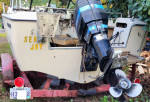21 GLASTRON with 200 HP Merc - project boat