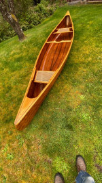 16’ Cedar strip canoe