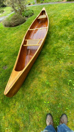 16’ Cedar strip canoe