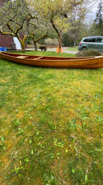 16’ Cedar strip canoe