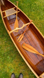 16’ Cedar strip canoe