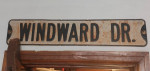 Old street sign