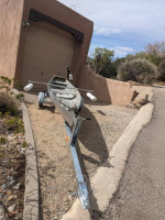1985 17' Grumman Eagle Aluminum Canoe with accessories