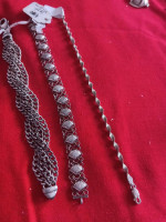 Three Sterling Silver Bracelets