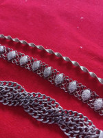 Three Sterling Silver Bracelets