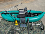 Outcast Power Drifter inflatable fishing craft.