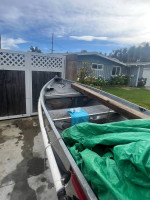 14’ aluminum boat & trailer