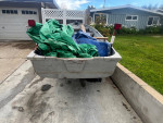 14’ aluminum boat & trailer