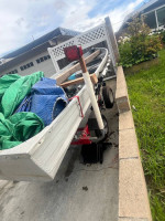 14’ aluminum boat & trailer