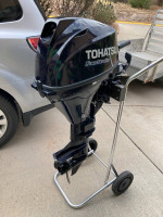 Achilles 10' Inflatable + Tohatsu 9.8 fishing boat