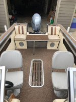 Ready now Family Alum Open Bow Boat 19’. 1986 Sylvan w-2022 Honda 100.