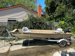 Valco 14' jon boat (P-14), trailer, motor, etc