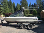 1977- 19.6 Glass Ply/King Saltwater Trailer
