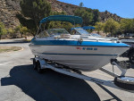 1993 Wellcraft Excel 23 Ft Boat Cuddy Cabin with Trailer