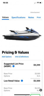2015 Yamaha Waverunner FZR / VX