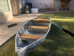 12" aluminum Boat and trolling motor