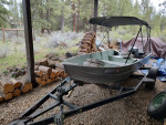 14 foot Aluminum fishing boat