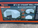 20' x 30' x 12' Boat Shelter fully Enclosed Shade Structure