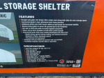 20' x 30' x 12' Boat Shelter fully Enclosed Shade Structure