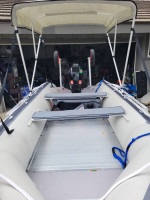 14.1 Foot Rigid Inflatable with 20hp Mercury & Trailer