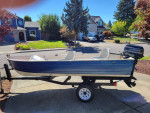 14ft mirro craft with 20hp evinrude
