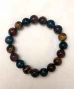 BRACELET - Reiki TIGER EYE Natural Stone Energy Bracelet - NEW!