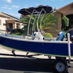 Fishing Boat 17' Center Console with 30 hp and Trailer