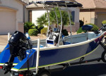 Fishing Boat 17' Center Console with 30 hp and Trailer