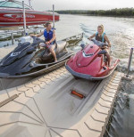 JET SKI DOCK RIDE ON ROLL OFF WATERCRAFT DOCK, EASY USE360-507-001two