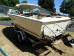 1980 Searay 21' EZ load trailer