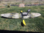 Jackson Bite angler kayak w/paddle