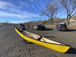 New Wenonah Yellow T-Formex Spirit 2 Canoe - 73lbs