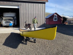 New Wenonah Yellow T-Formex Spirit 2 Canoe - 73lbs