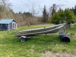 14 ft Lund Aluminum fishing boat
