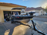 2014 boat crestliner fish hawk 1650