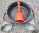 Oil Drain Containers and Funnels